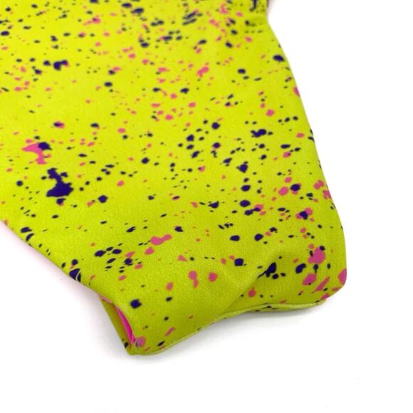 PIT VIPER x PEPPER Bikini Swimsuit Pink Neon Yellow S - Picture 6 of 6